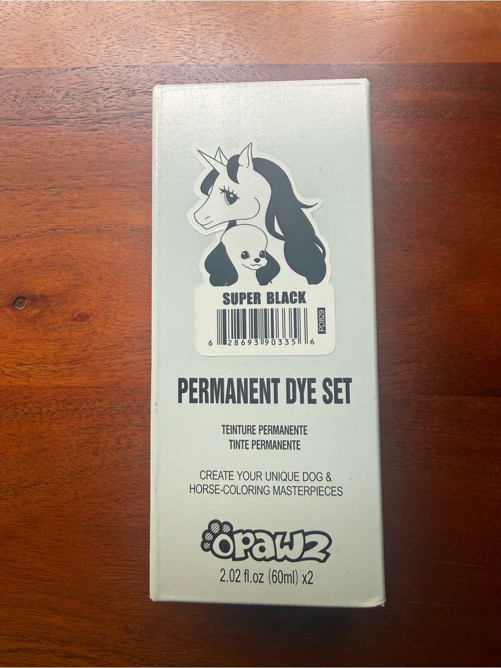 OPAWZ Super Black Permanent Dye Set - Black & White Pack